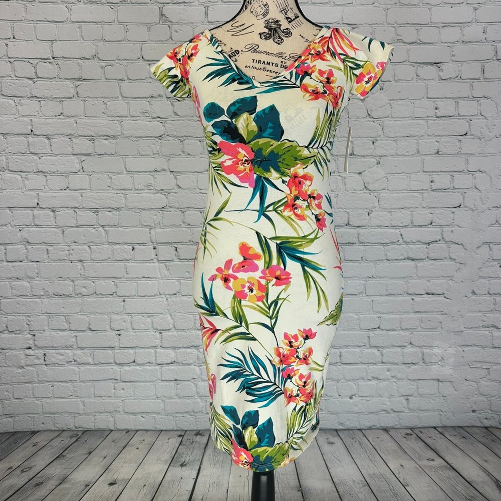 Billabong Babe Alert Bodycon Mini Floral Dress (S)